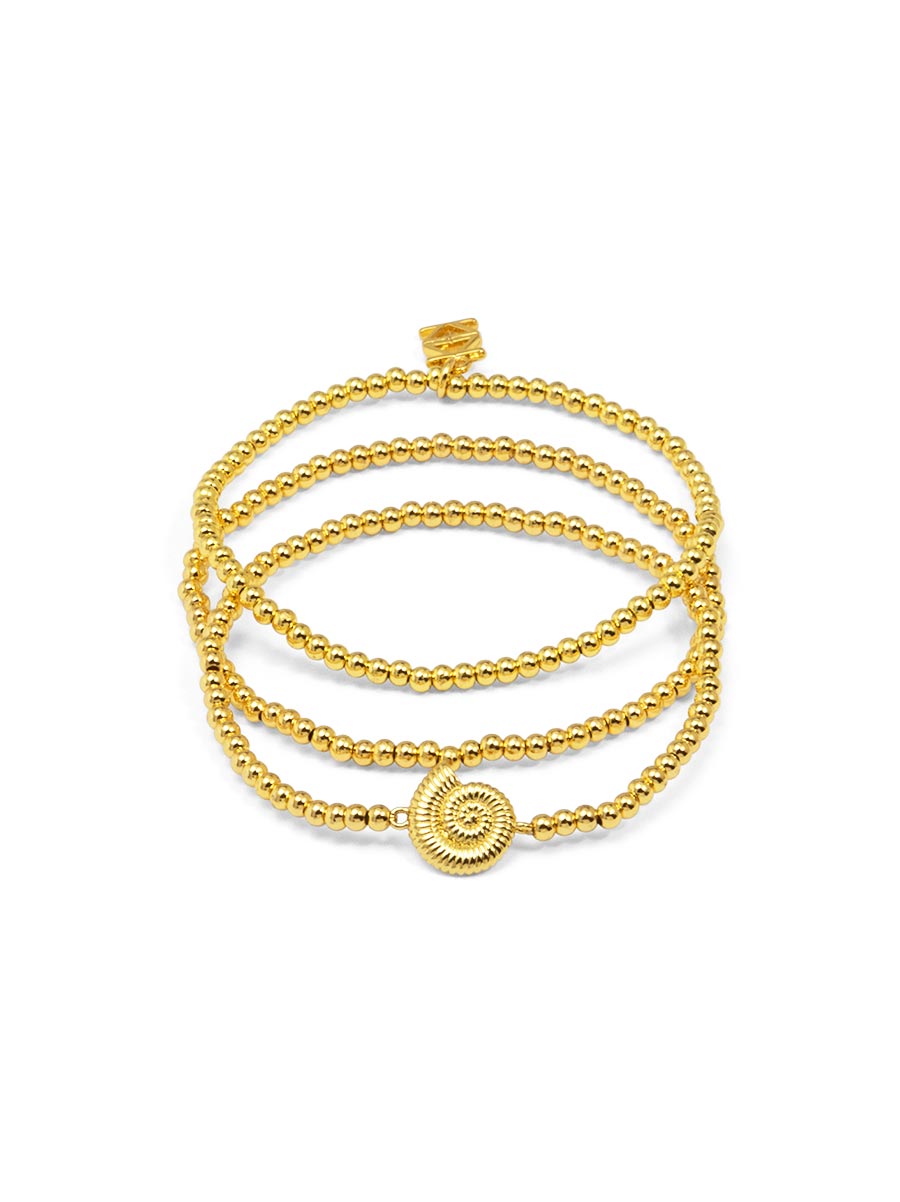 Marisol Nautical Charm Beaded Bracelet - Set of 3