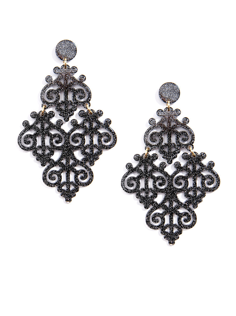 Scroll Statement Earring