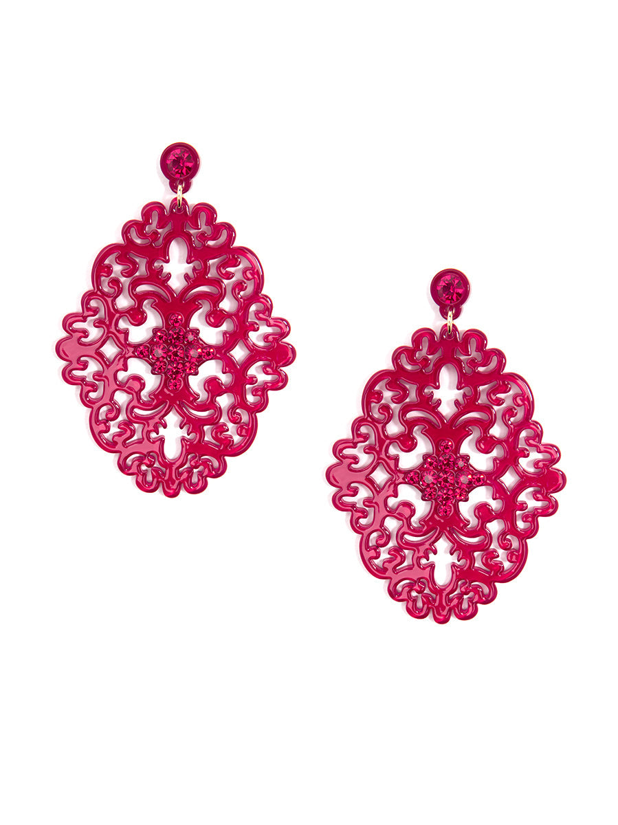Brocade Crystal Earring