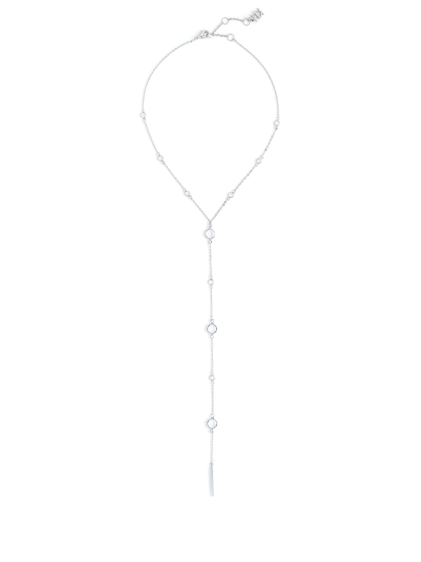 Crystal Drops Y- Necklace