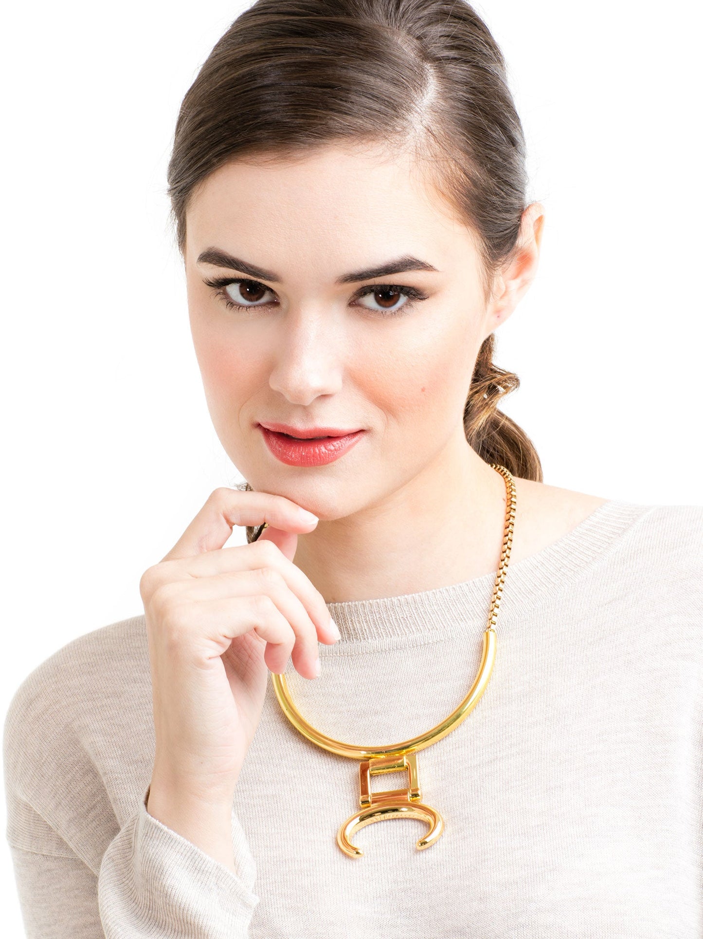 Horn Knocker Necklace