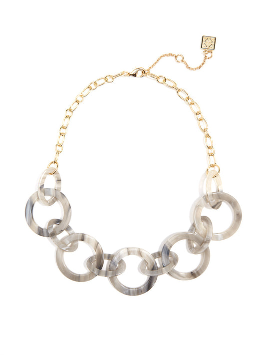 Tortoise Loops Collar Necklace