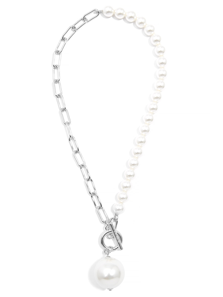 Best of Both Worlds Pearl Collar Necklace