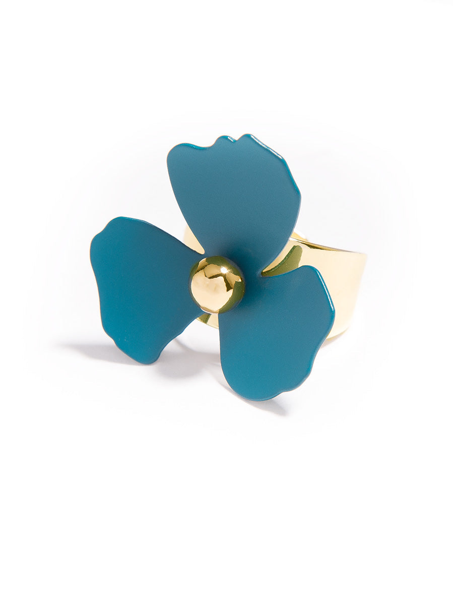 Metal Flower Ring