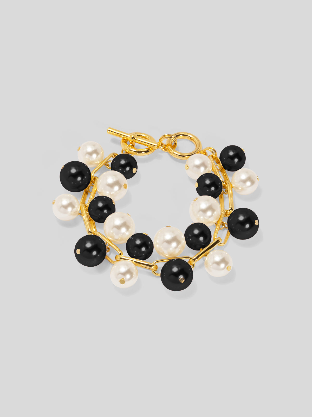 Pearl and Chain Bracelet