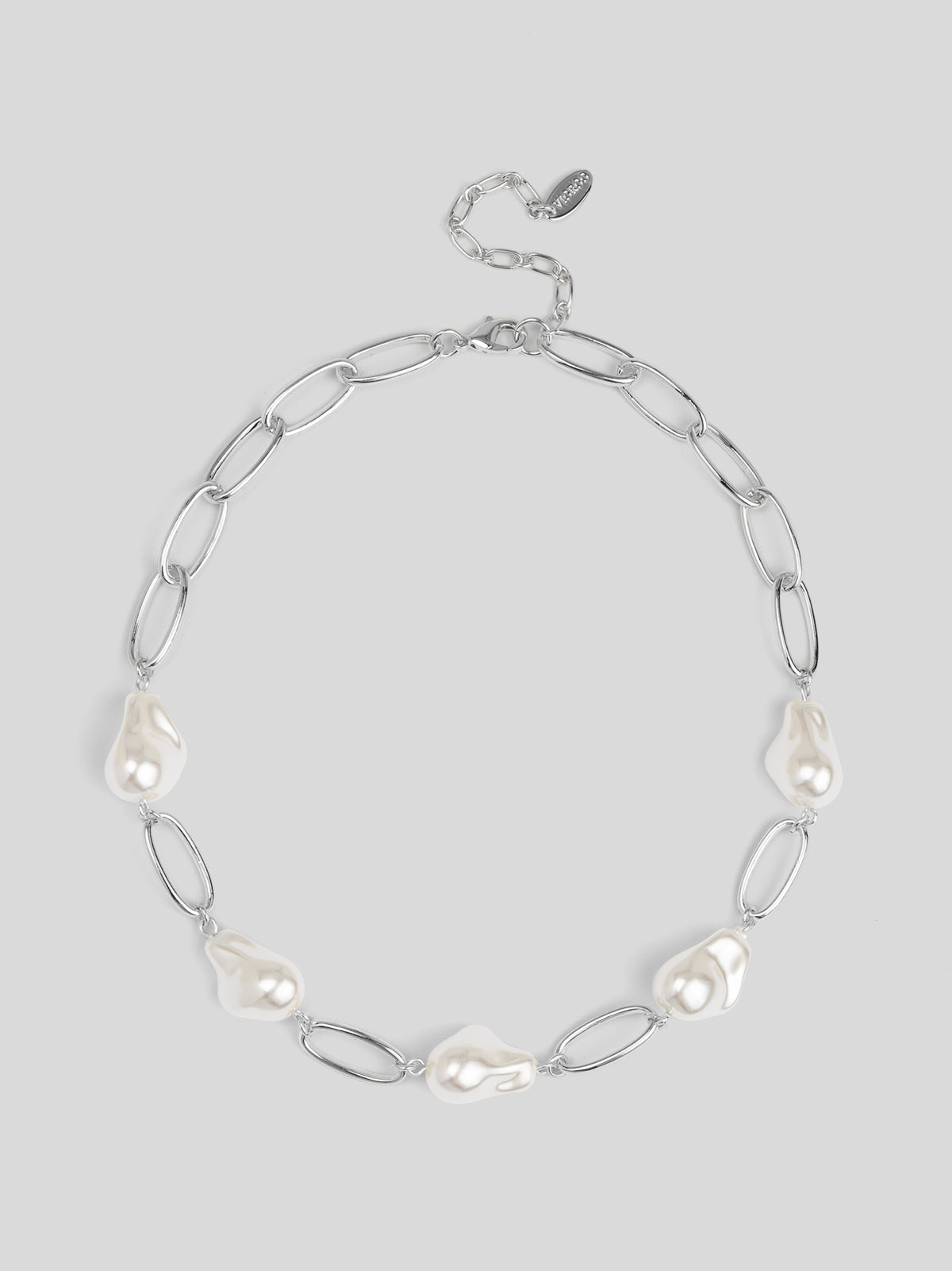 Baroque Link Collar Necklace