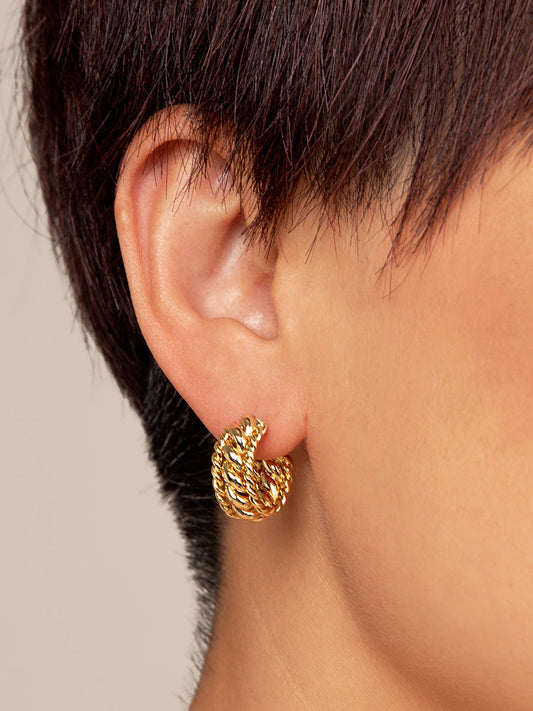 Hope Huggie Earring