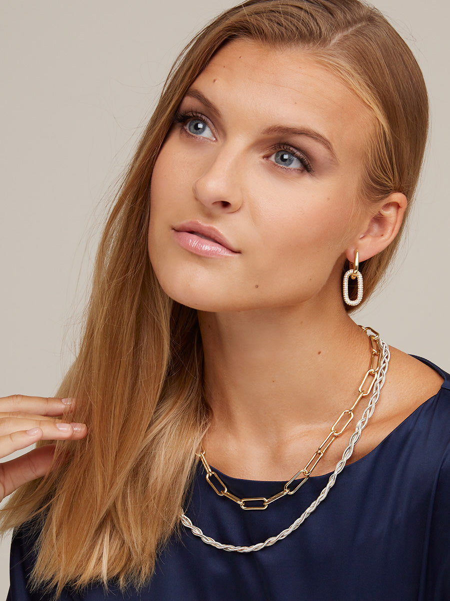 Braided Sparkle Necklace