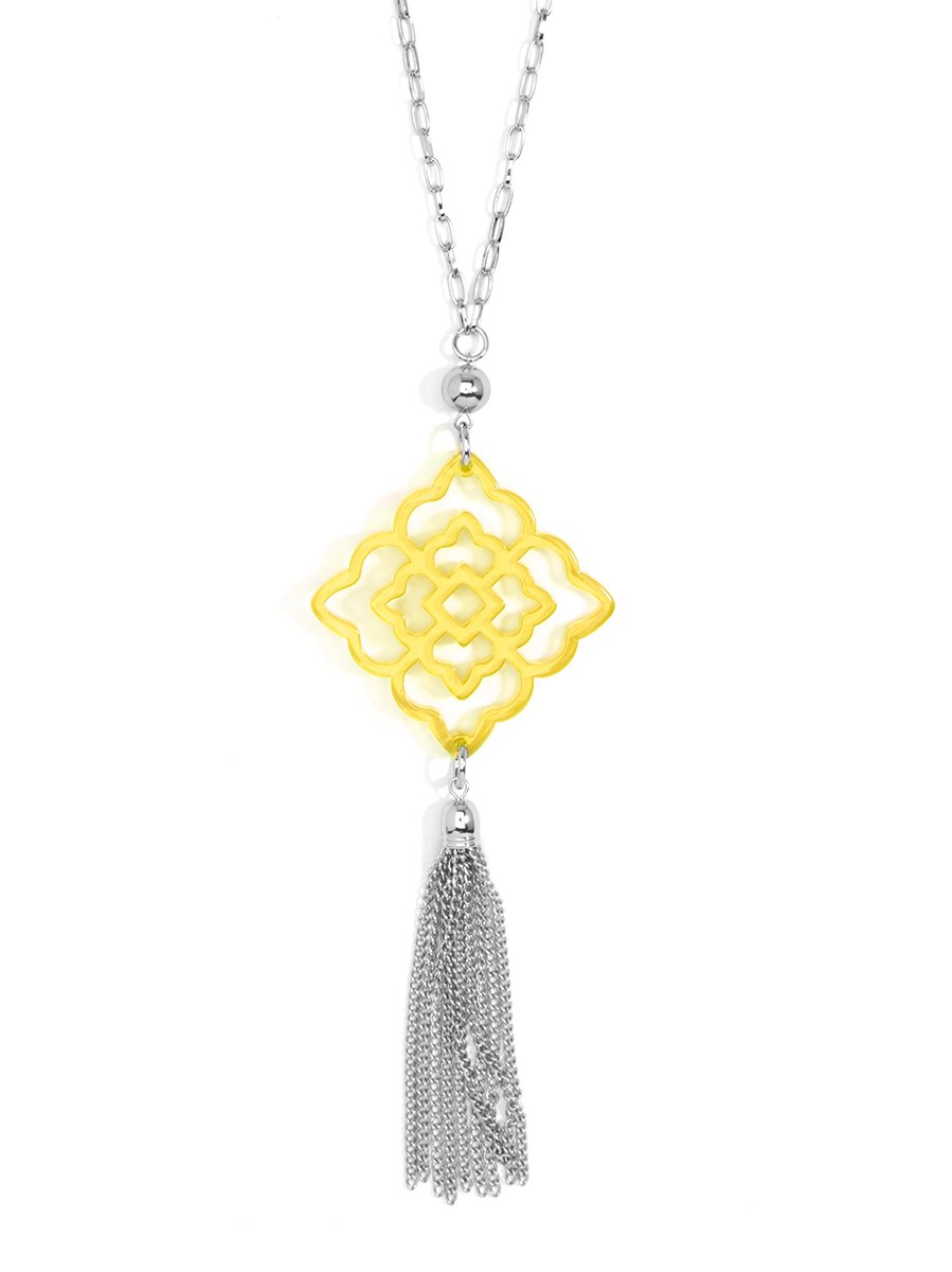 Rose Tassel Necklace