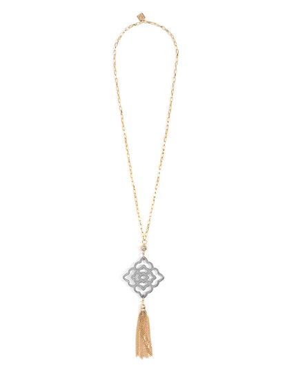 Rose Tassel Necklace