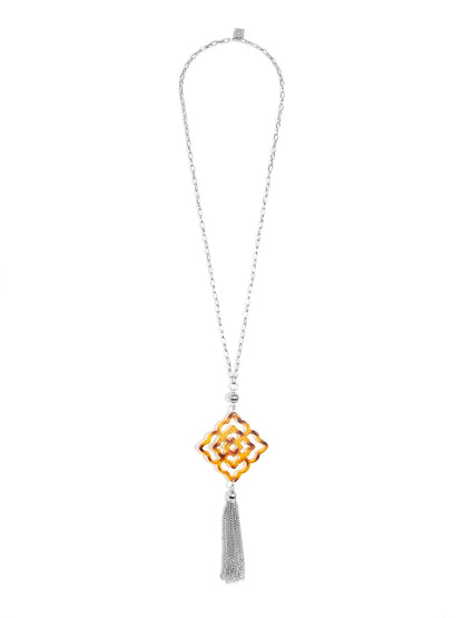 Rose Tassel Necklace