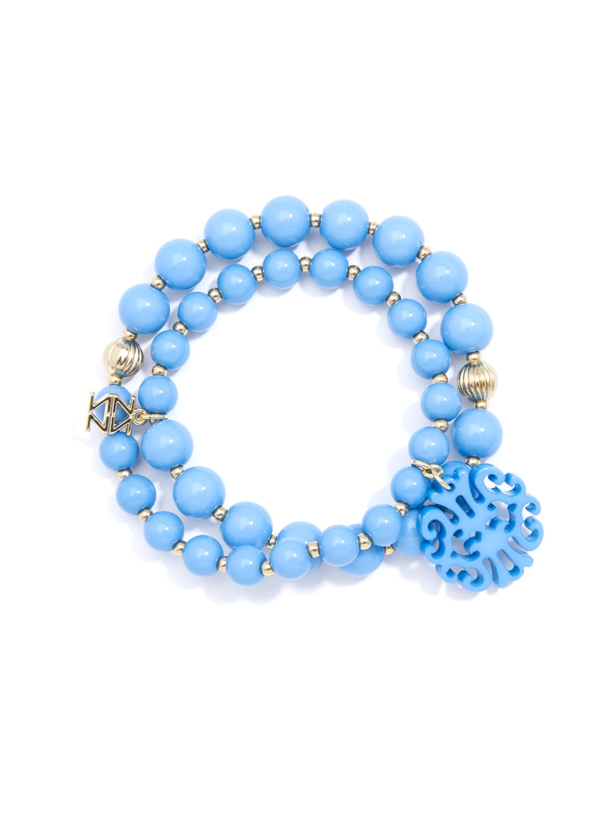 Uptown Swirl Beaded Wrap Bracelet