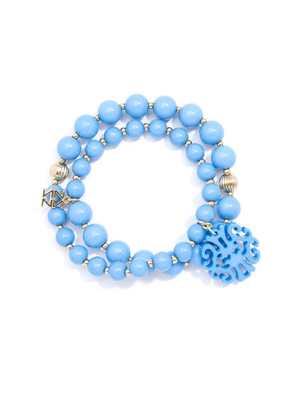 Uptown Swirl Beaded Wrap Bracelet