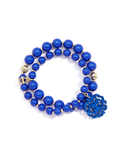 Uptown Swirl Beaded Wrap Bracelet