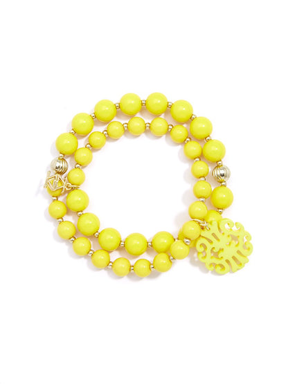 Uptown Swirl Beaded Wrap Bracelet
