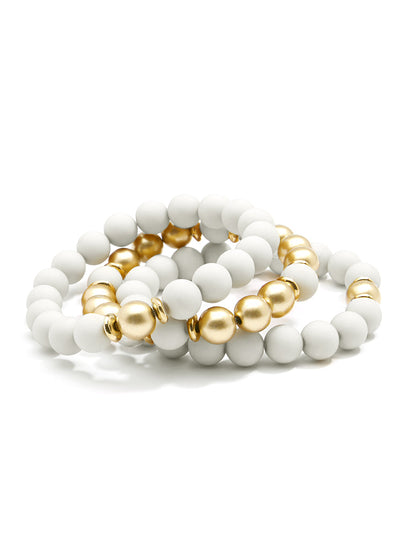 Make It Happen Matte Beaded Bracelet