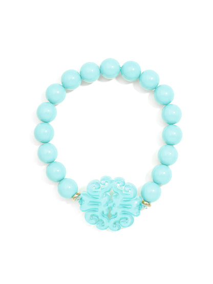 Uptown Swirl Charm Beaded Bracelet