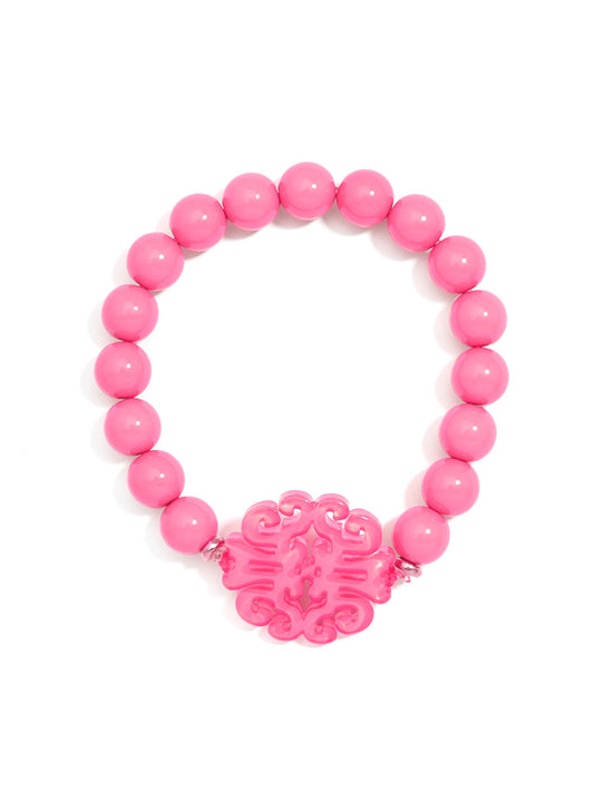 Uptown Swirl Charm Beaded Bracelet