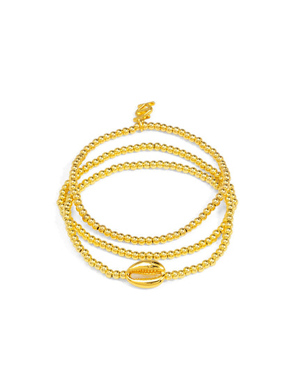 Marisol Nautical Charm Beaded Bracelet - Set of 3