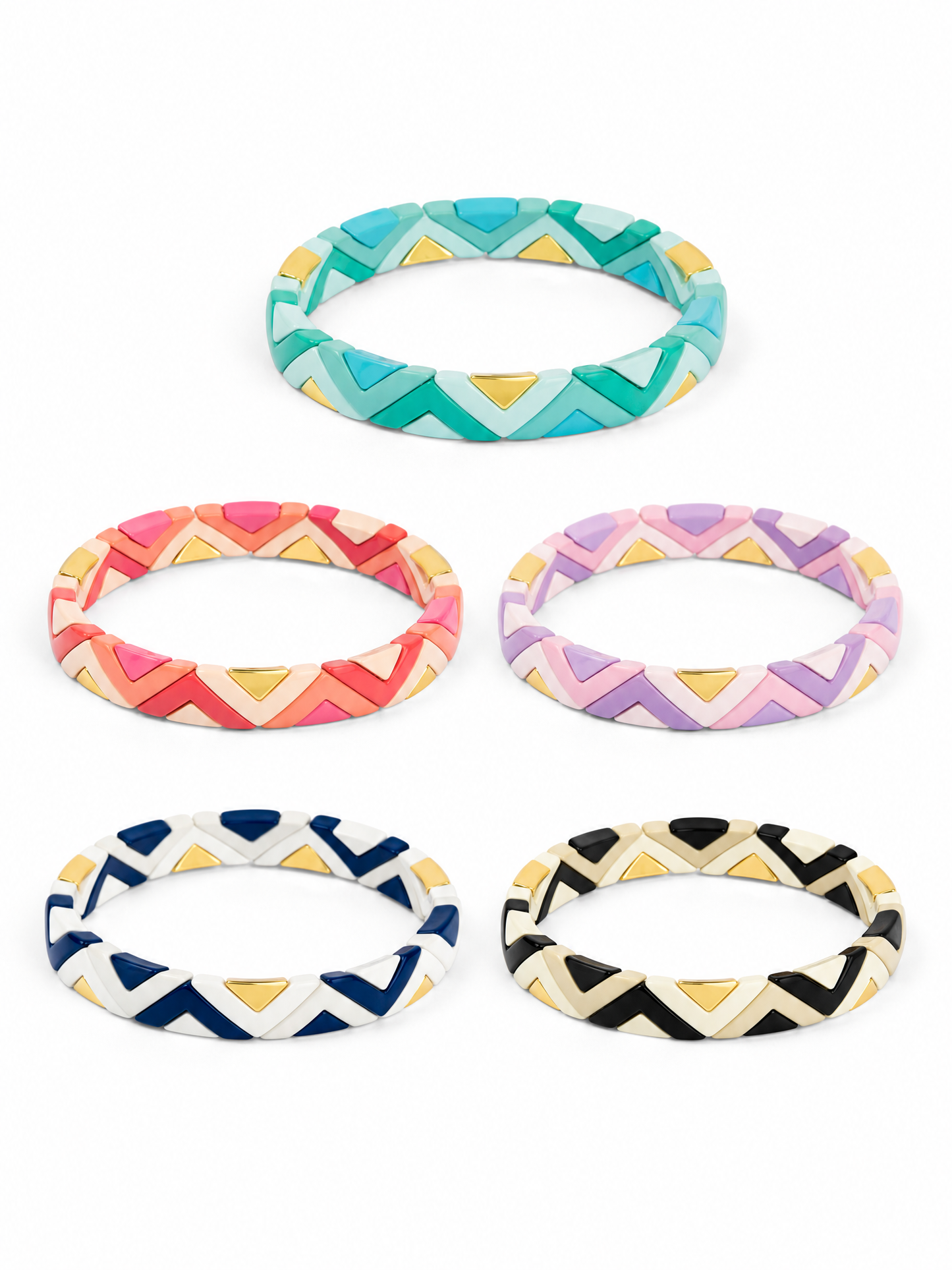 Kaiya Chevron Stretch Bracelet