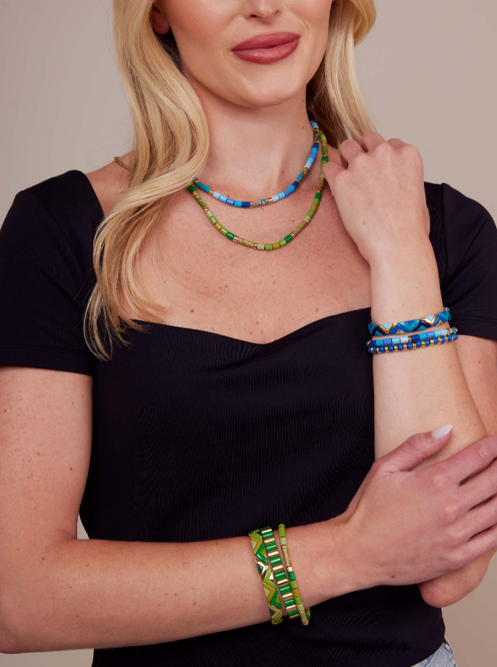 Kaiya Chevron Stretch Bracelet