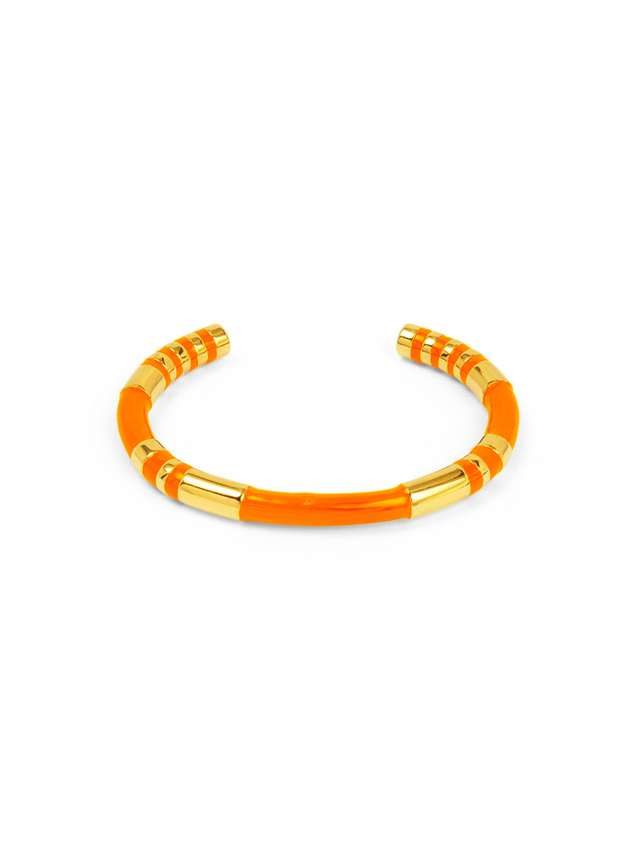 Enamel Cleopatra Cuff Bracelet