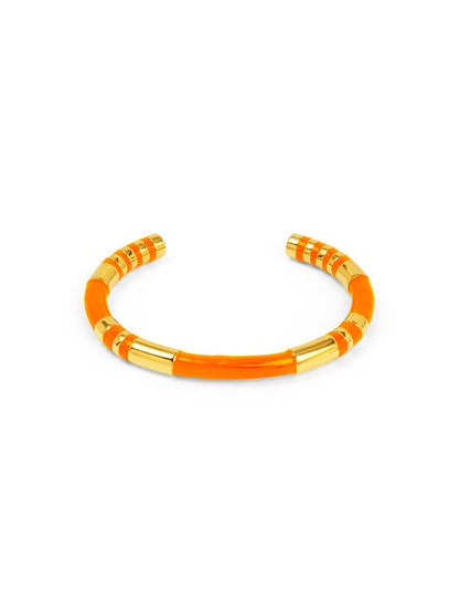 Enamel Cleopatra Cuff Bracelet
