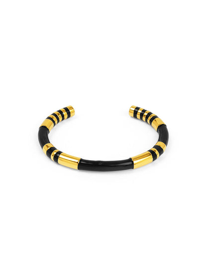 Enamel Cleopatra Cuff Bracelet