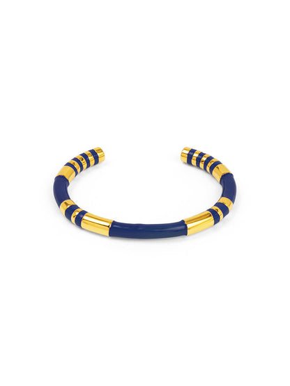 Enamel Cleopatra Cuff Bracelet