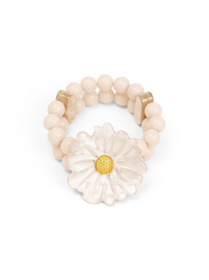 Daisy Beaded Bracelet