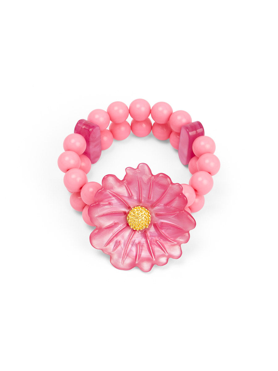 Daisy Beaded Bracelet