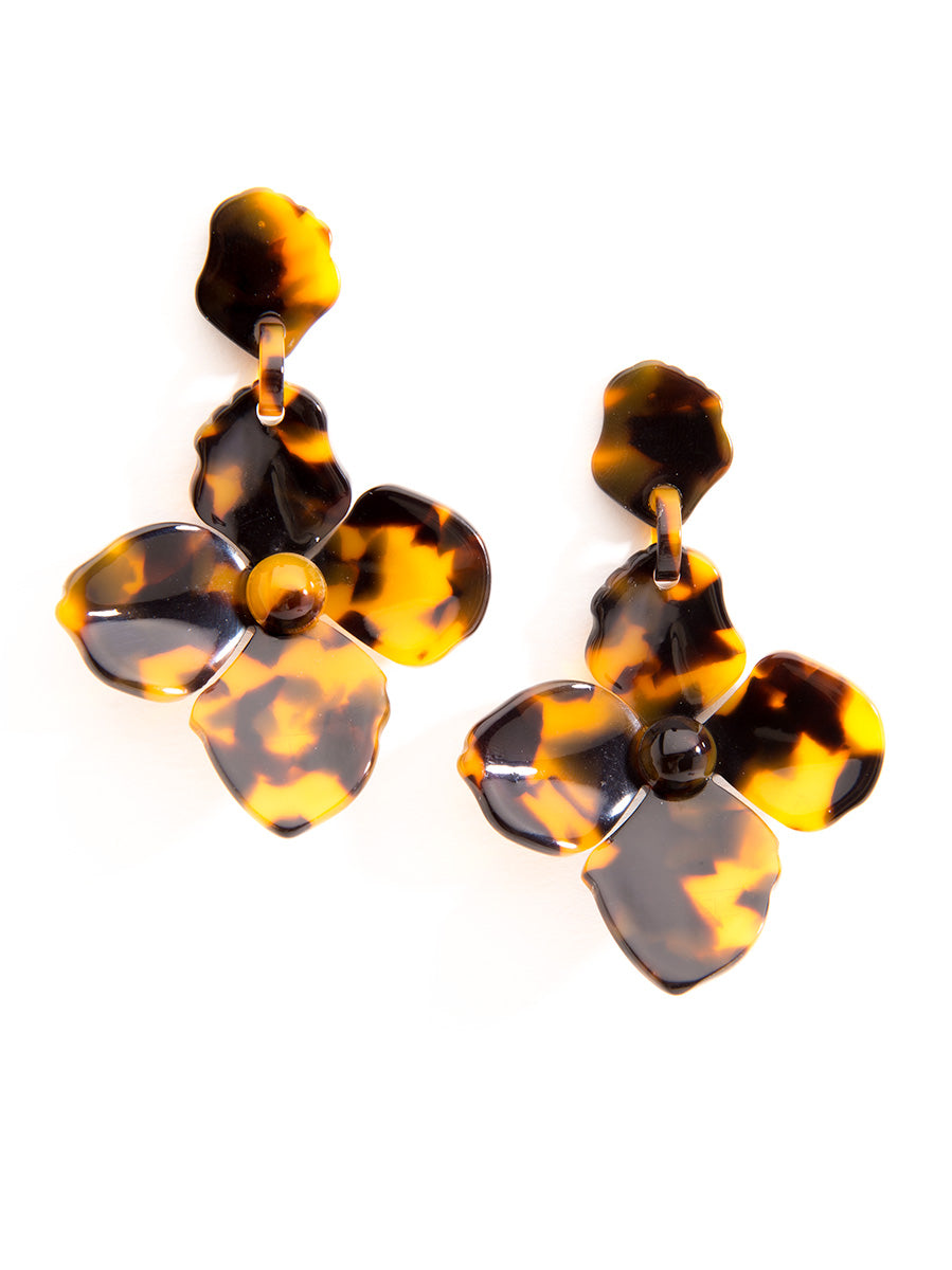Torti-ful Floral Drop Earring