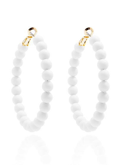 Lola Beaded Hoop Earring