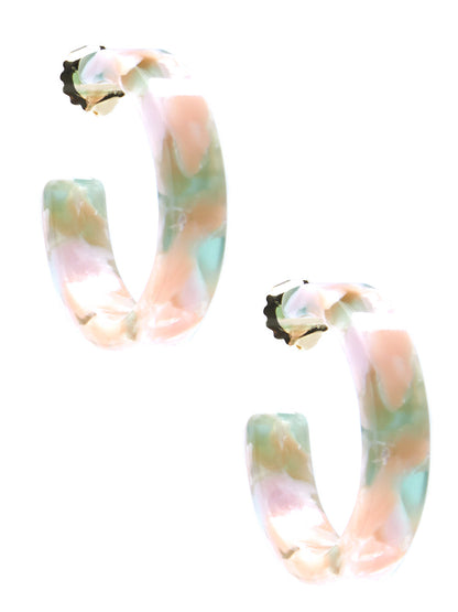 Torti-With-A-Twist Chunky Hoop Earring