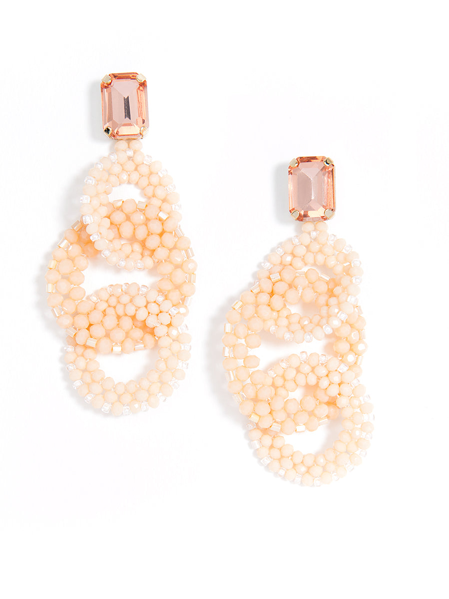 Goddess Beaded Links Earring