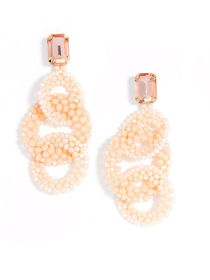 Goddess Beaded Links Earring