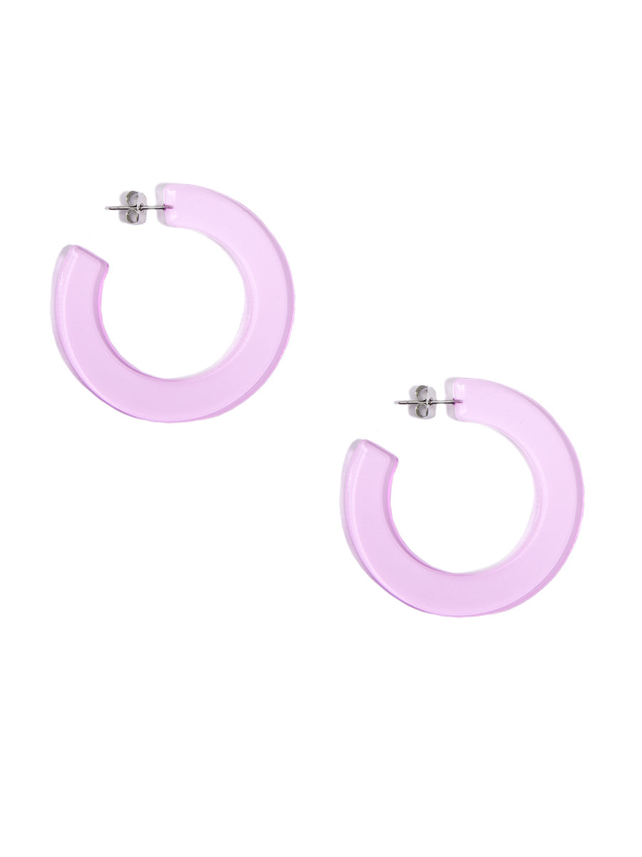Neon Lights Hoop Earring