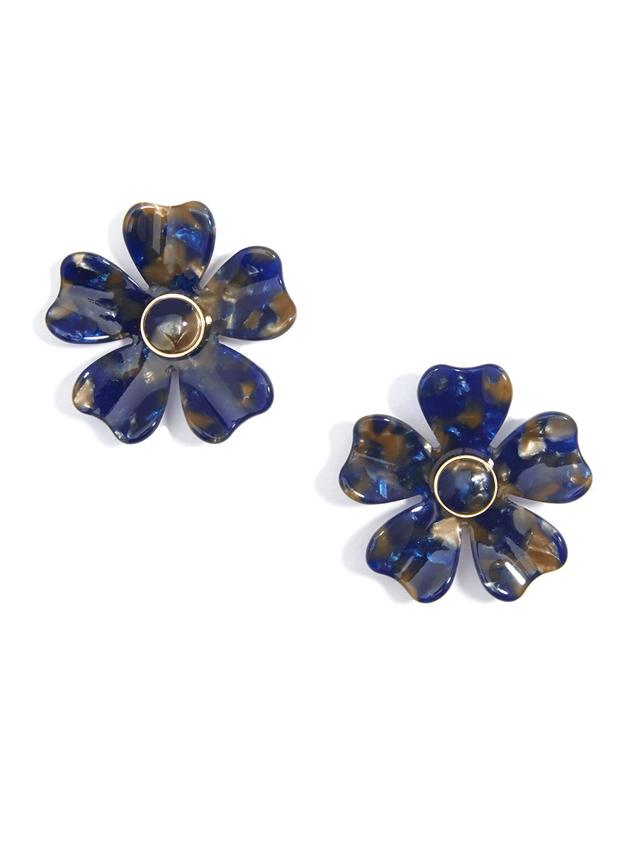 Tortoise Blossom Earring