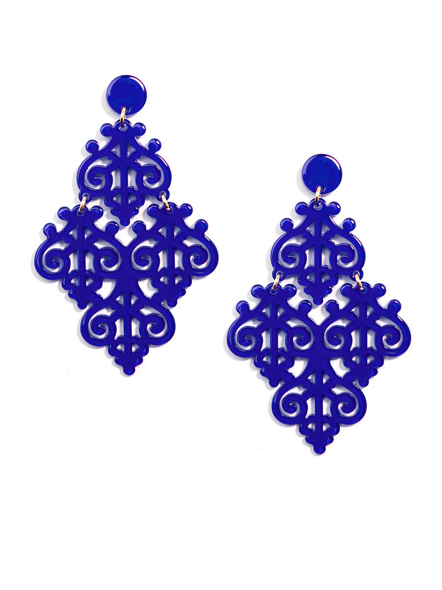 Scroll Statement Earring