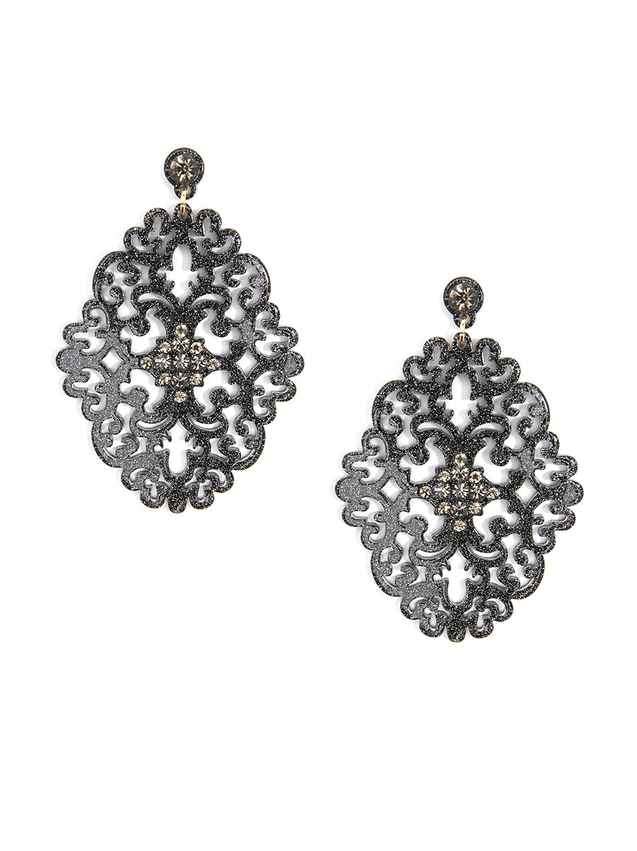 Brocade Crystal Earring