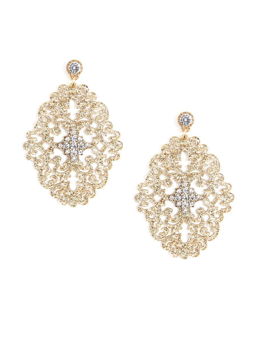 Brocade Crystal Earring