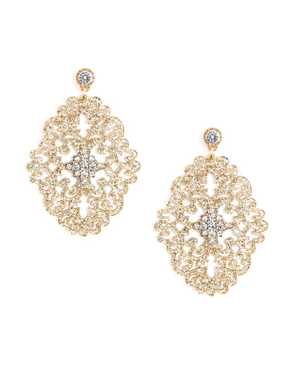 Brocade Crystal Earring