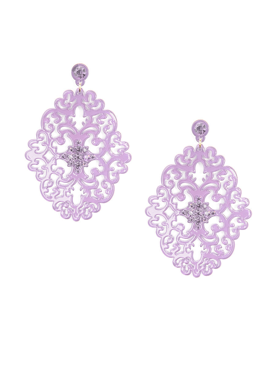 Brocade Crystal Earring