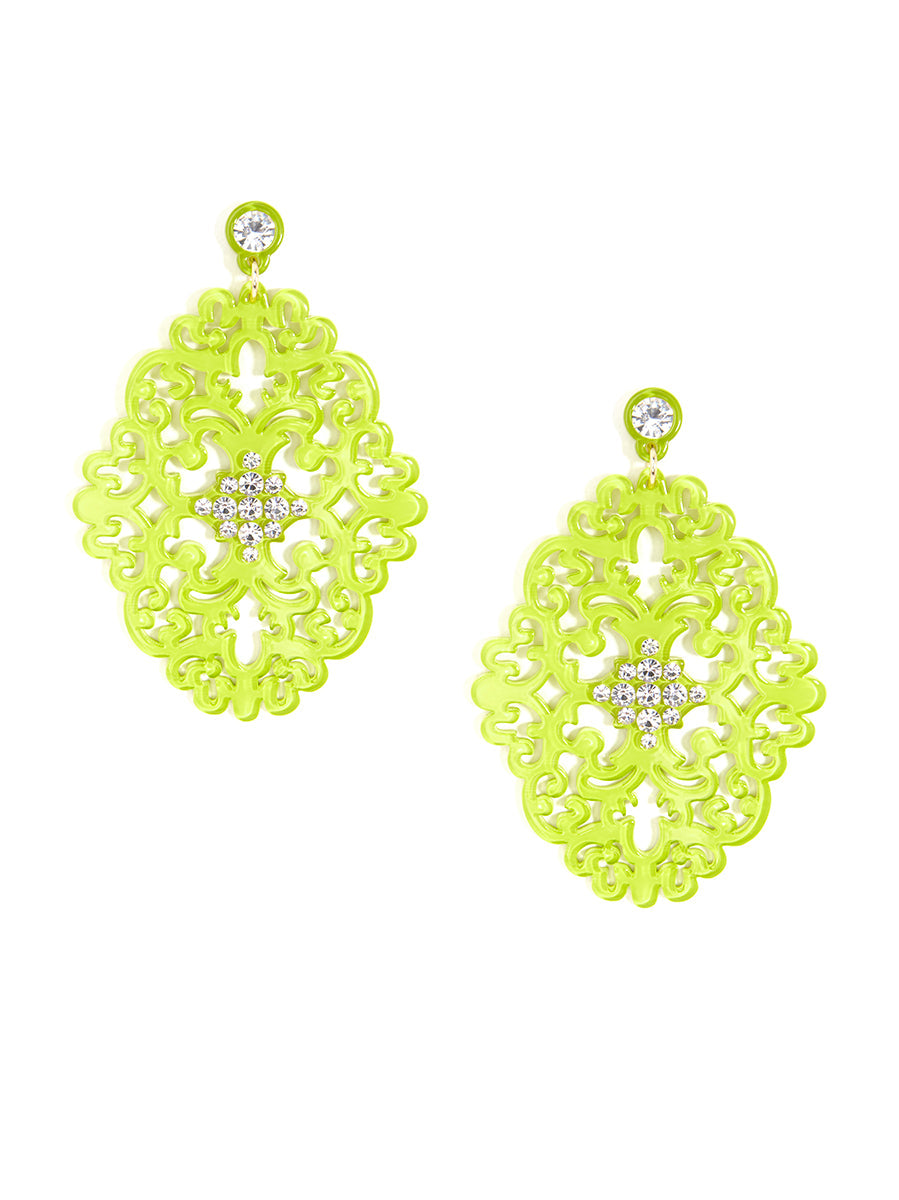 Brocade Crystal Earring