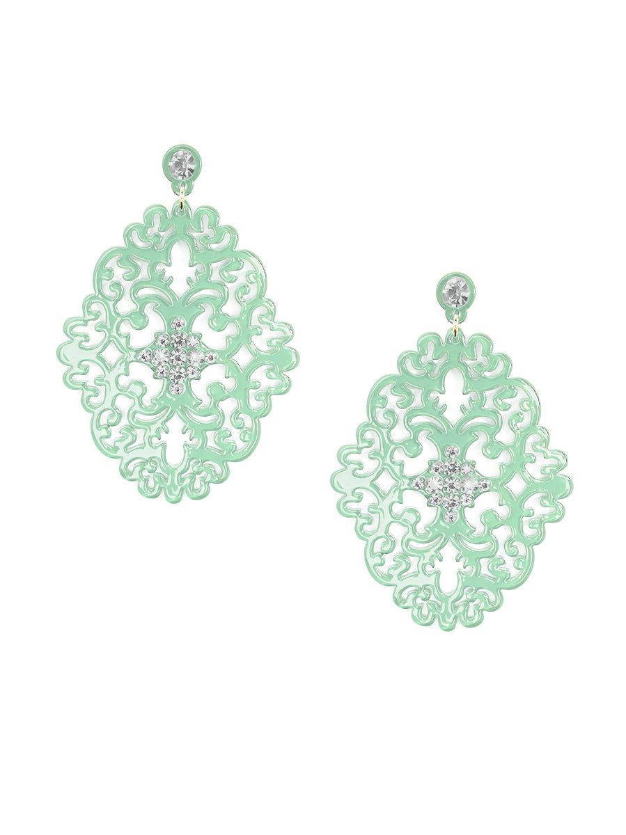 Brocade Crystal Earring