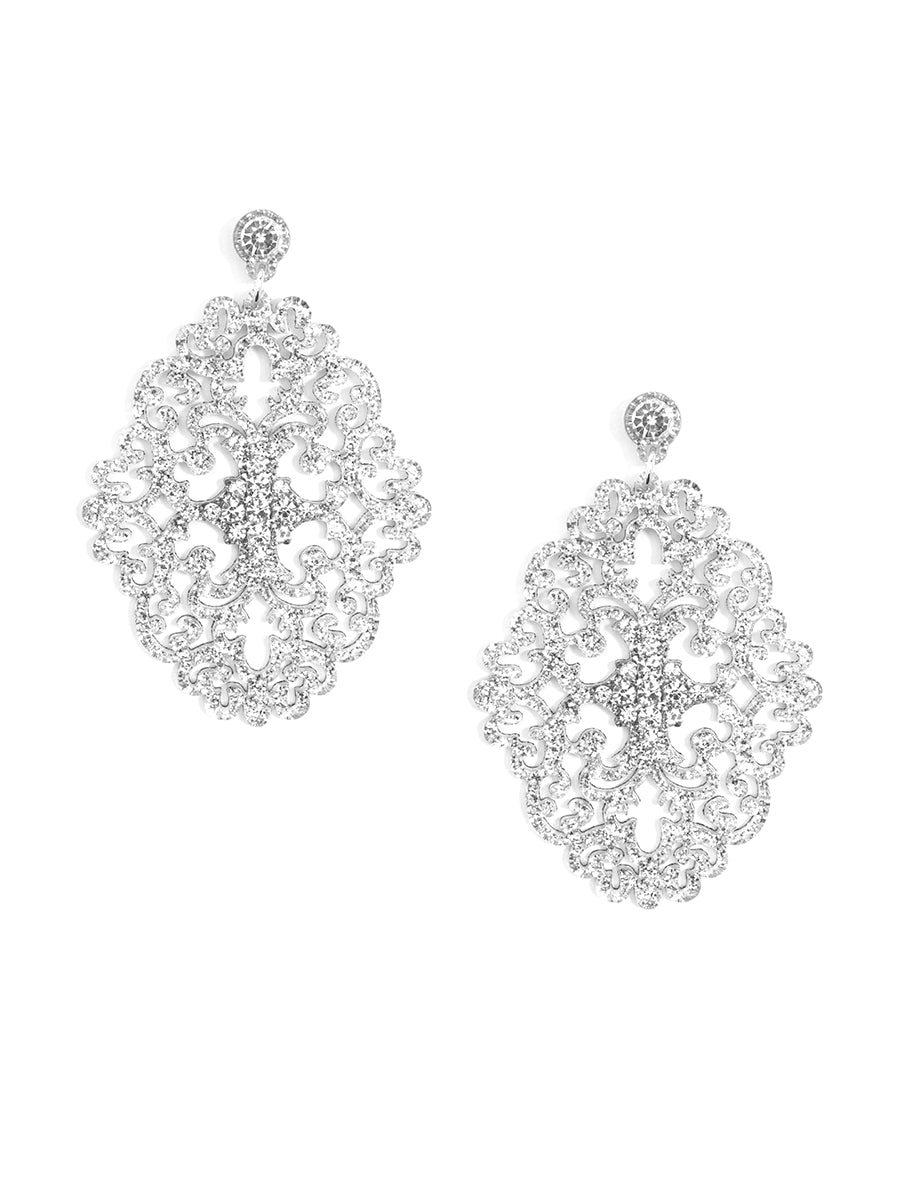 Brocade Crystal Earring