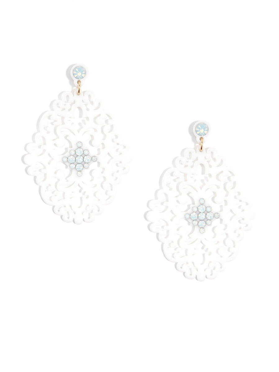 Brocade Crystal Earring