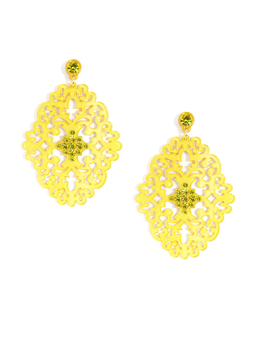 Brocade Crystal Earring