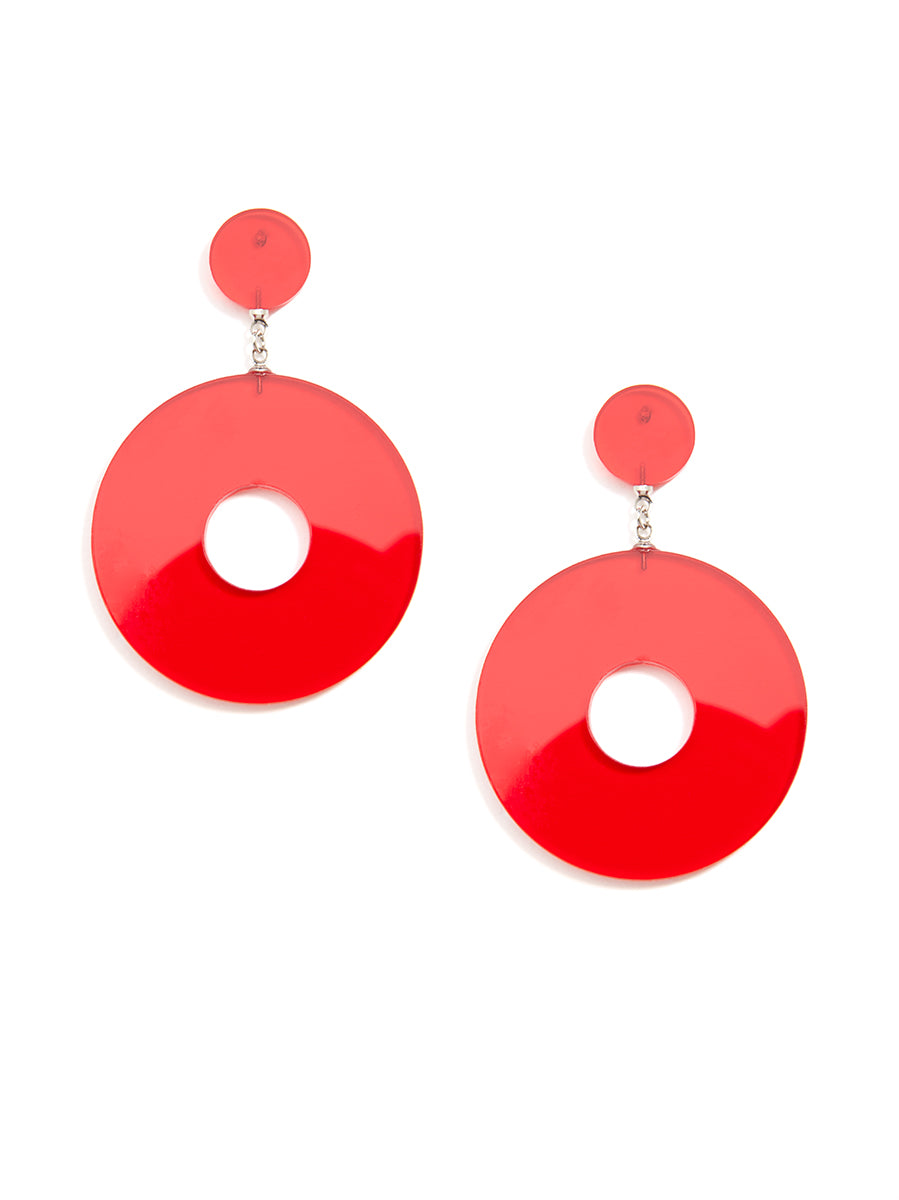 Lucite Loop Earring
