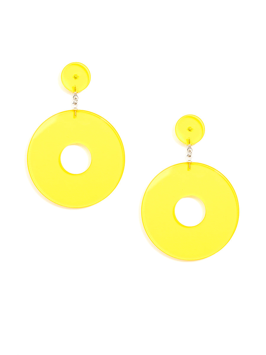 Lucite Loop Earring